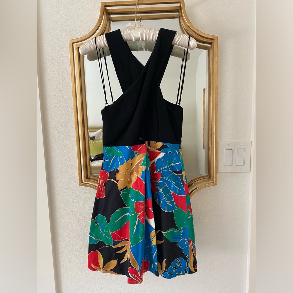 Alice & Olivia Halter Mini Dress